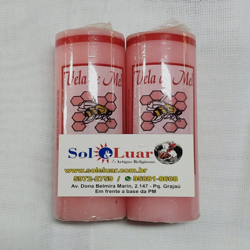 Vela de 7 dias decorada